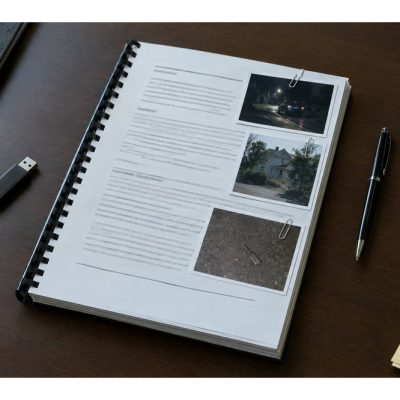 私家偵探調查報告文件同相片